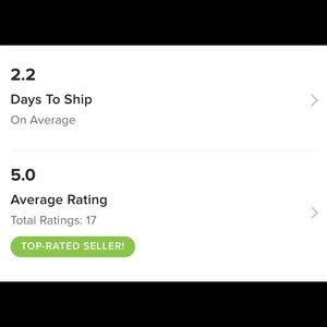Thank you for shopping with me! I take pride in each item I ship.